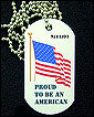 Flag dog tags